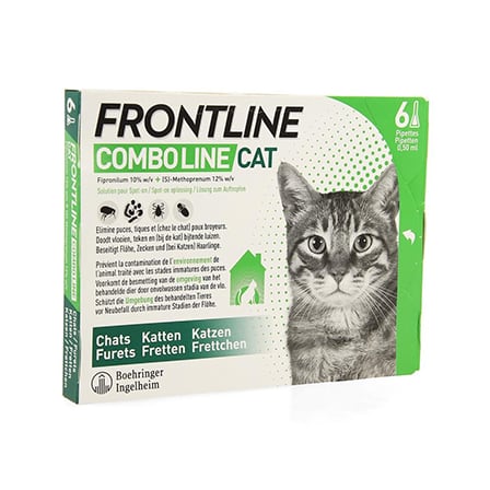 Huidige persoon Ithaca Frontline ComboLine Kat/Fret 6 x 0,5 ml - online bestellen | Optiphar