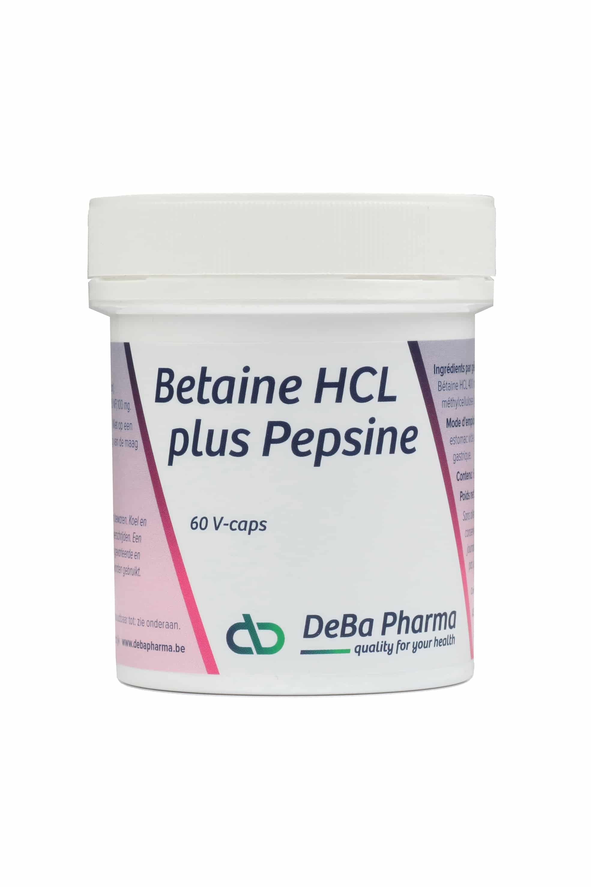 Deba Betaine HCL Plus Pepsine Deba Betaine HCL Plus Pepsine