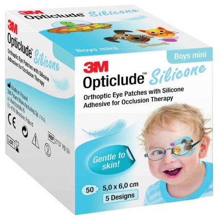 ergens bij betrokken zijn slagader Gelijkmatig Opticlude Silicone Oogpleister Jongen Mini 50 stuks - online bestellen |  Optiphar