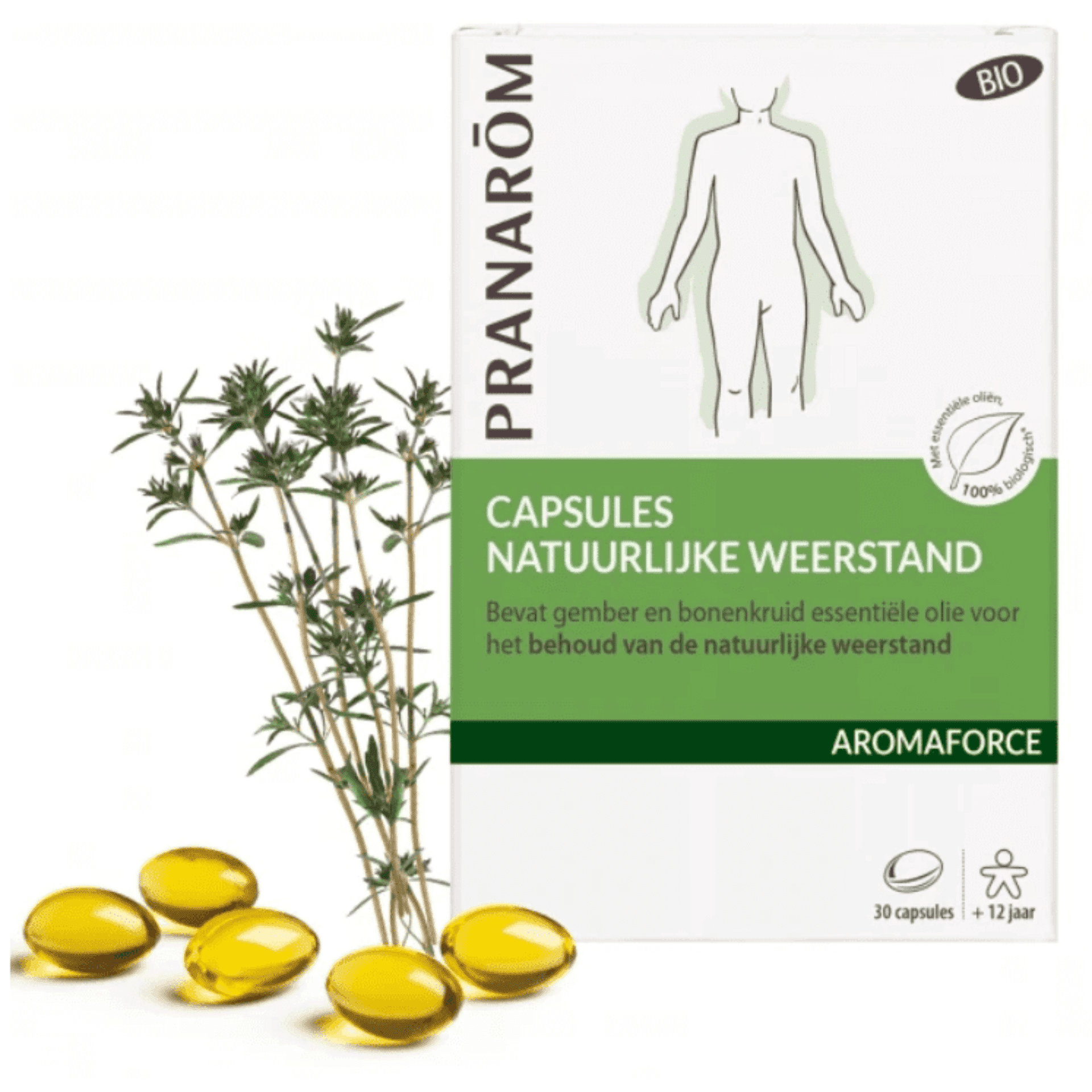Pranarom Aromaforce Bio Capsules Résistance Naturelle 30 gélules Pranarom Aromaforce Bio Capsules Résistance Naturelle 30 gélules