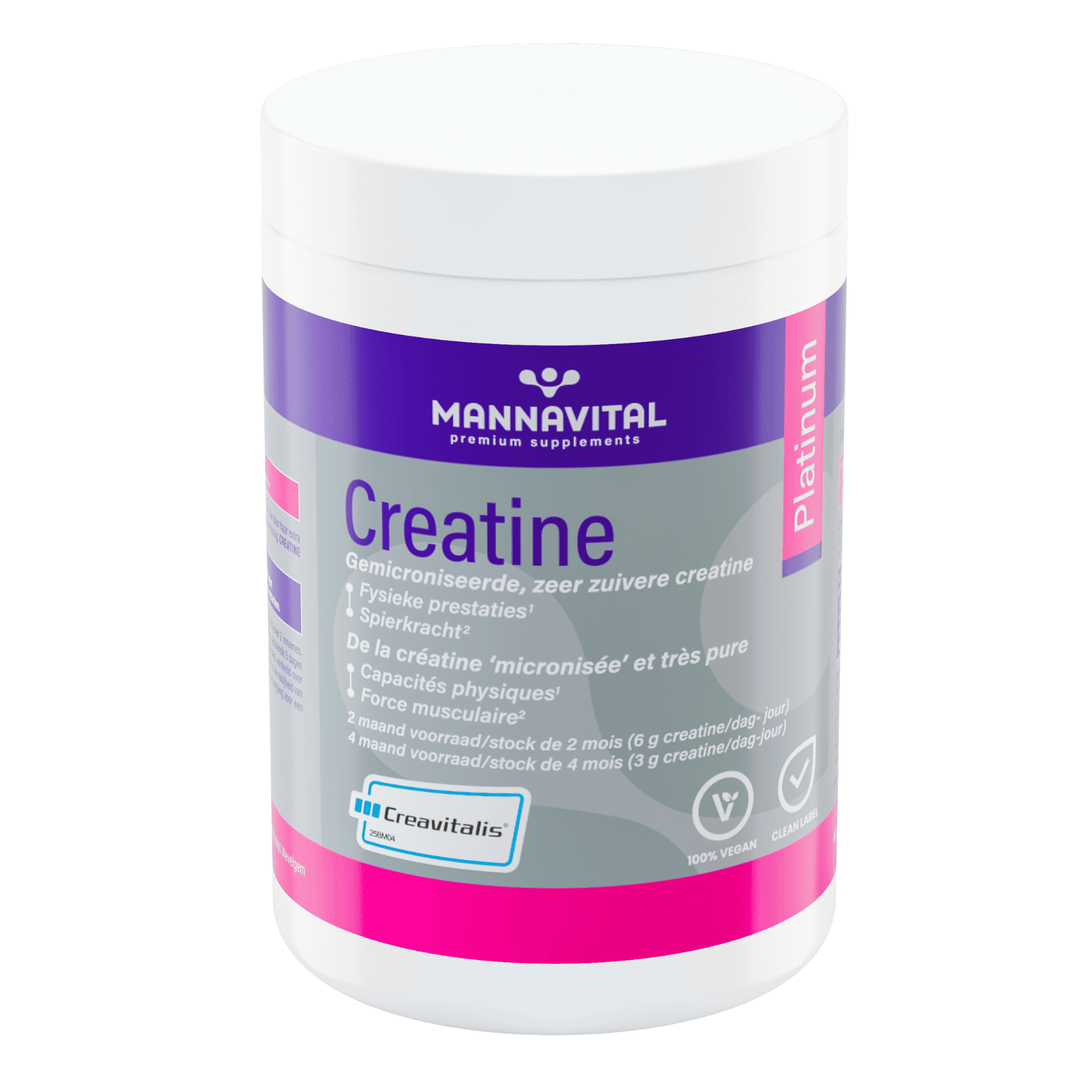 Mannavital Creatine Platinum 408g Mannavital Creatine Platinum 408g