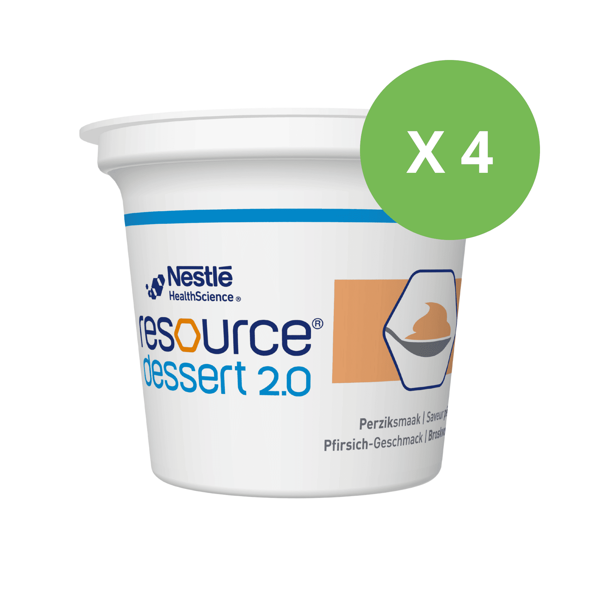 Nestlé Resource Dessert 2.0 4 x 125 g