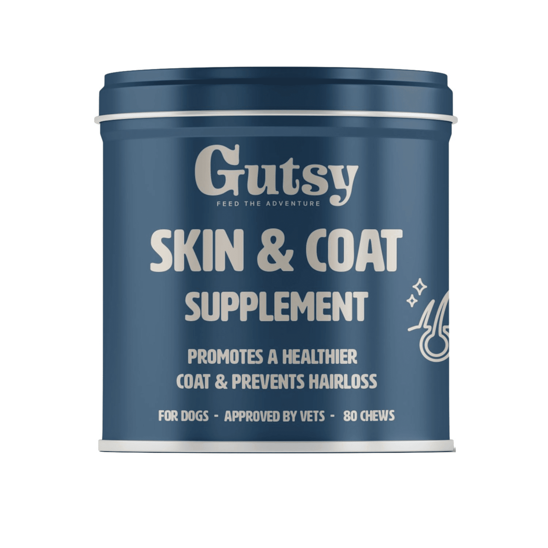 Gutsy Skin & Coat Supplement Chews 80