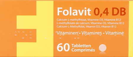 Folavit 0,4mg Db Comp 60