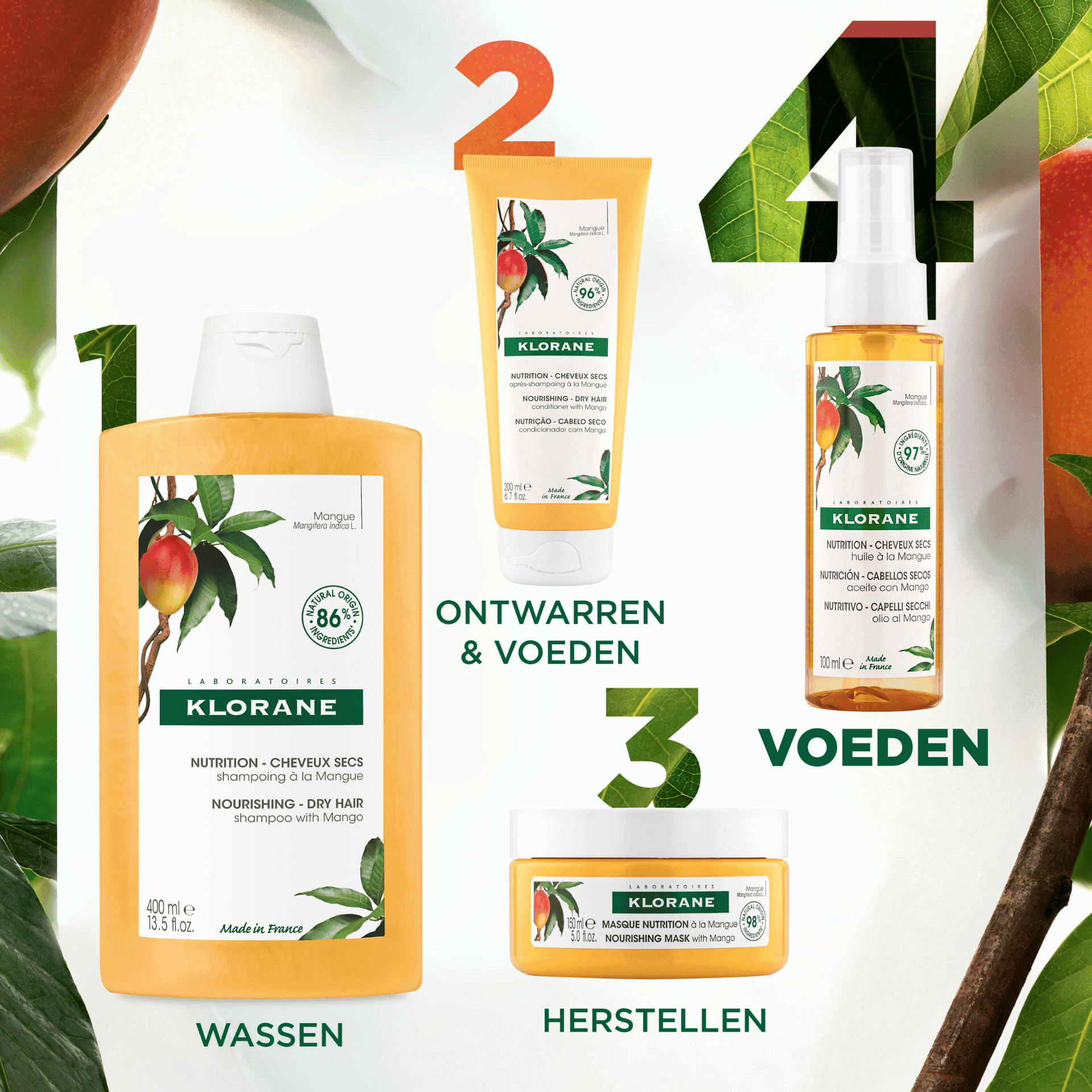 Klorane Mango Voedende Olie Klorane Mango Voedende Olie