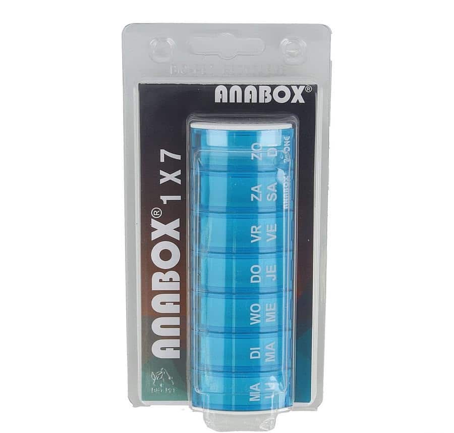 Anabox Pildoos Week Blauw Anabox Pildoos Week Blauw