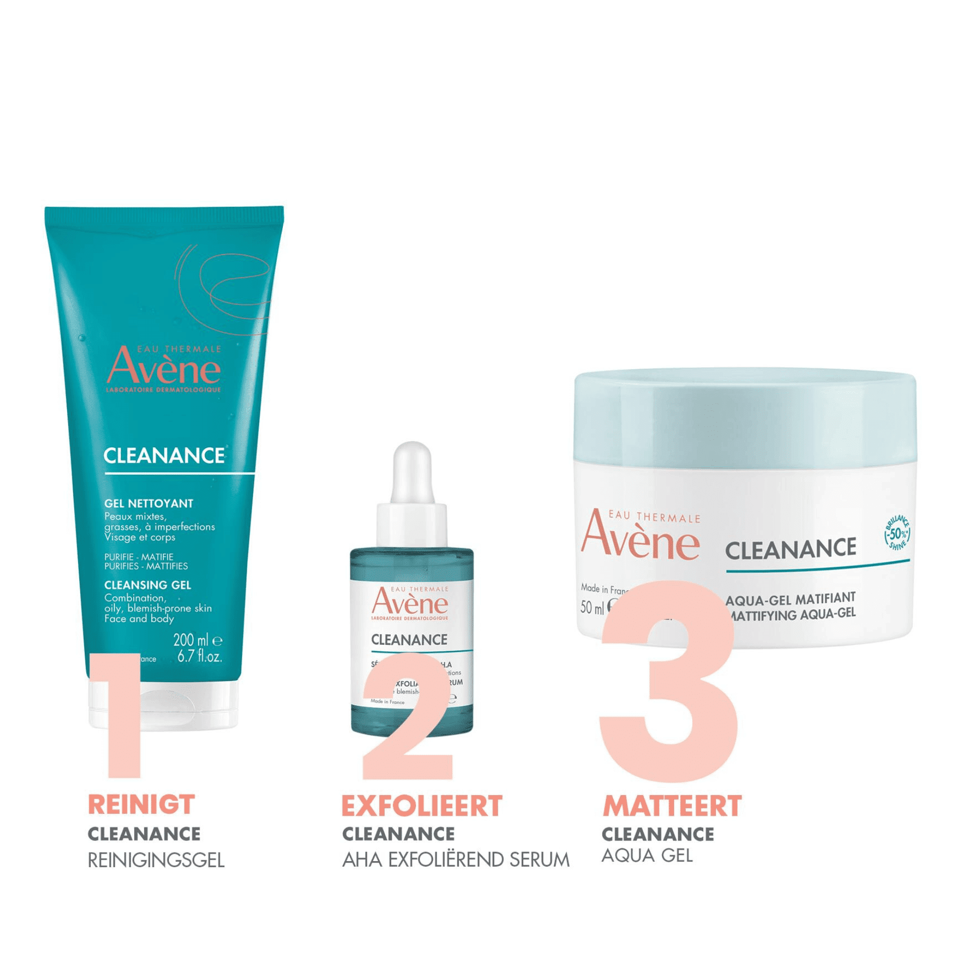 Avène Cleanance Matterende Aqua Gel-Crème
