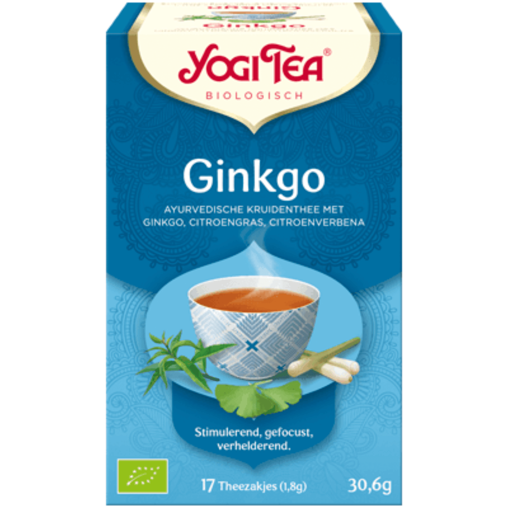 Yogi Tea Ginkgo Thee 17 zakjes Yogi Tea Ginkgo Thee 17 zakjes