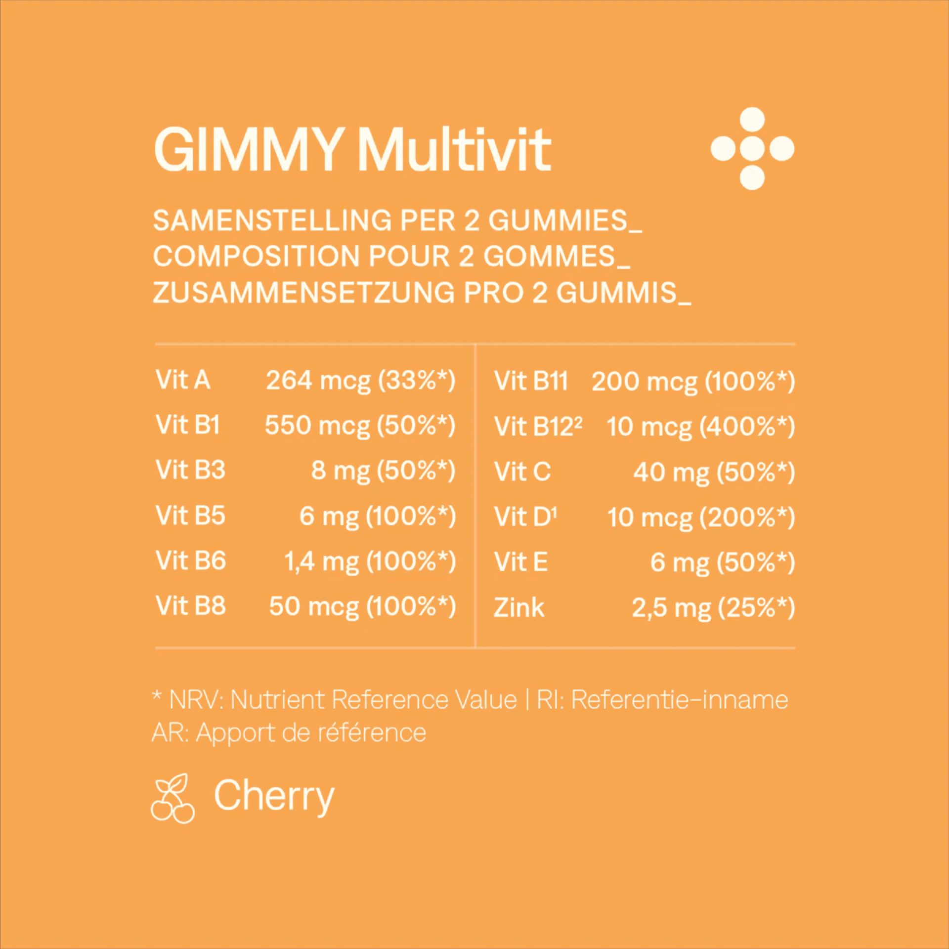 Gimmy Multivit Gommes 60