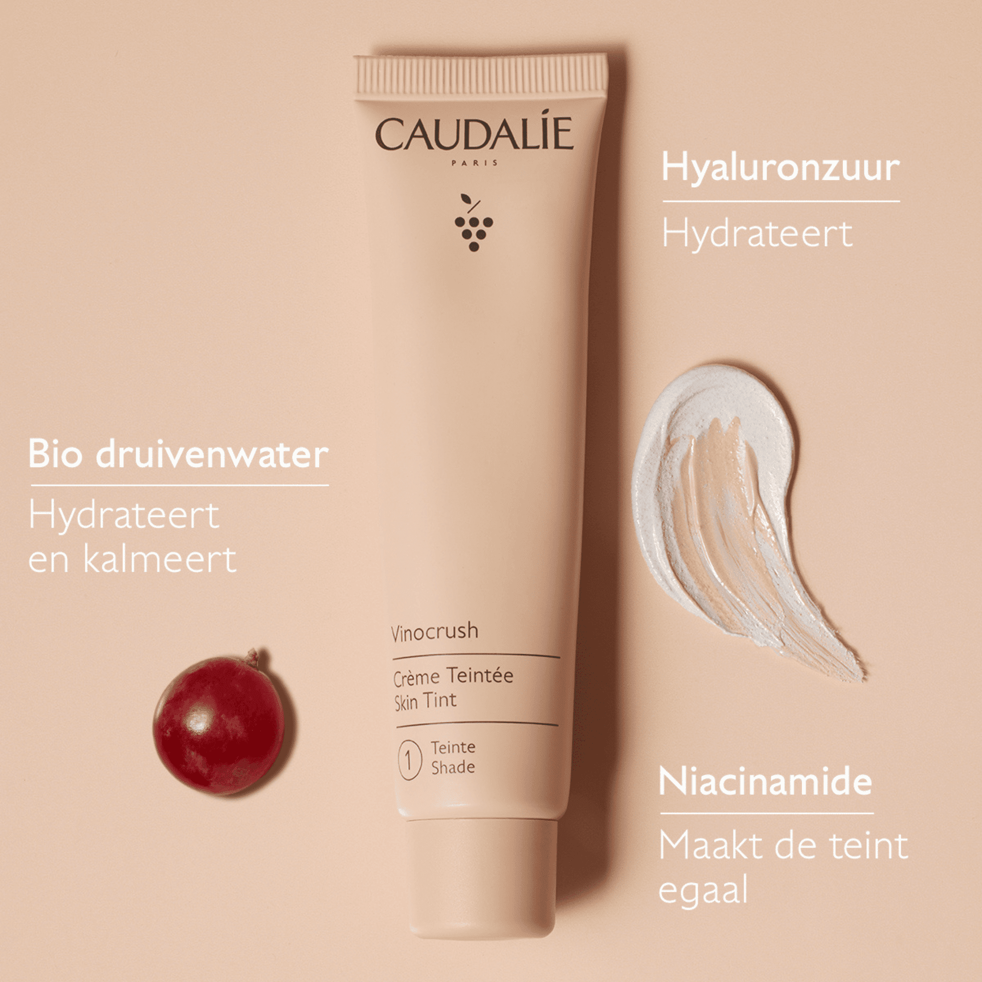 Caudalie Vinocrush Getinte Crème 30 ml Caudalie Vinocrush Getinte Crème 30 ml