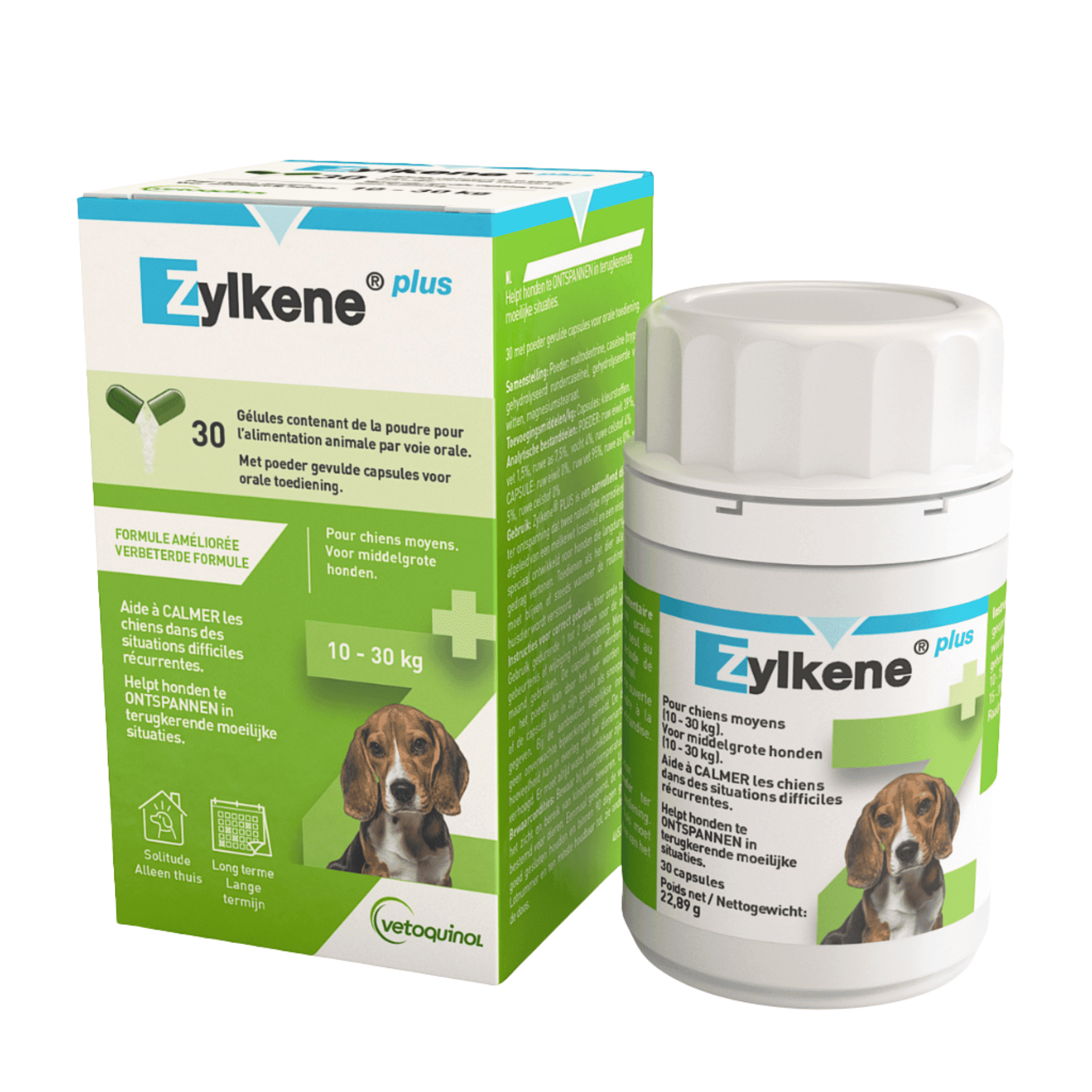 Zylkene Plus Middelgrote Honden 10-30 kg