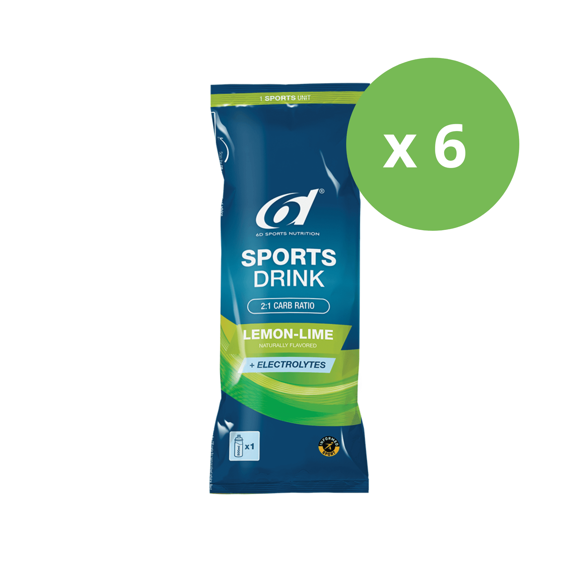 6d Sports Drink Blueberry 1kg