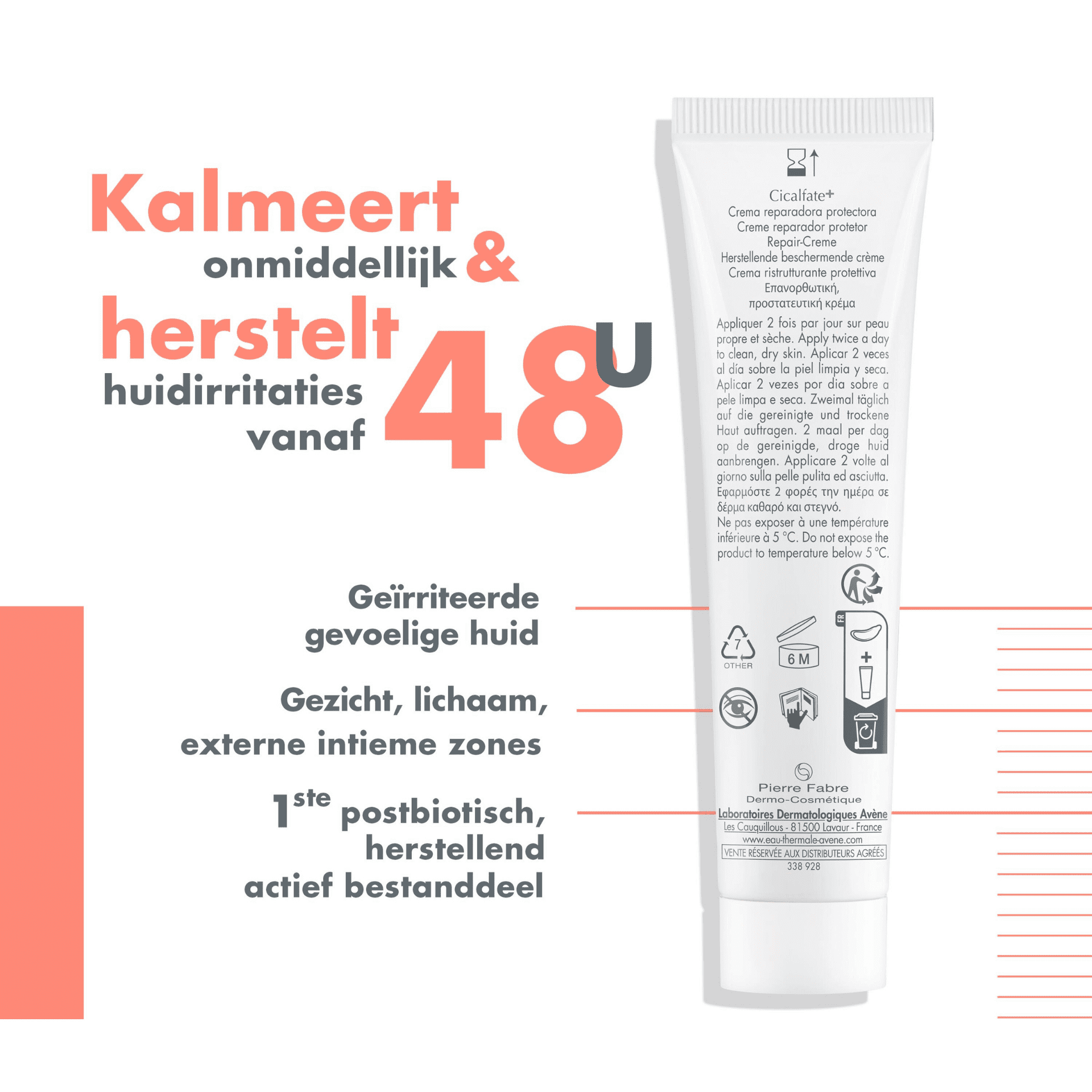 Avène Cicalfate+ Herstellende Crème