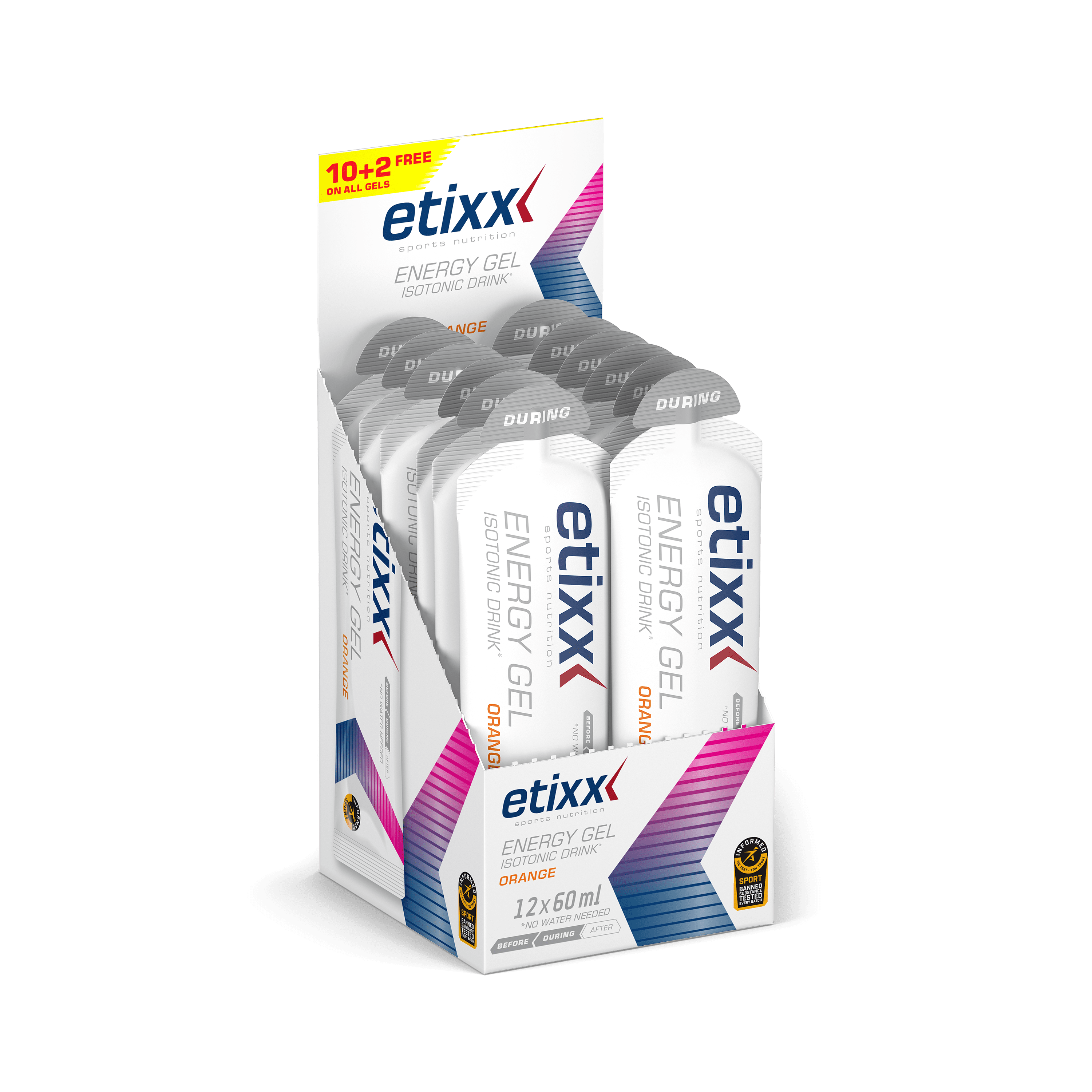 Etixx Isotonic Energy Gel Sinaasappel Etixx Isotonic Energy Gel Sinaasappel