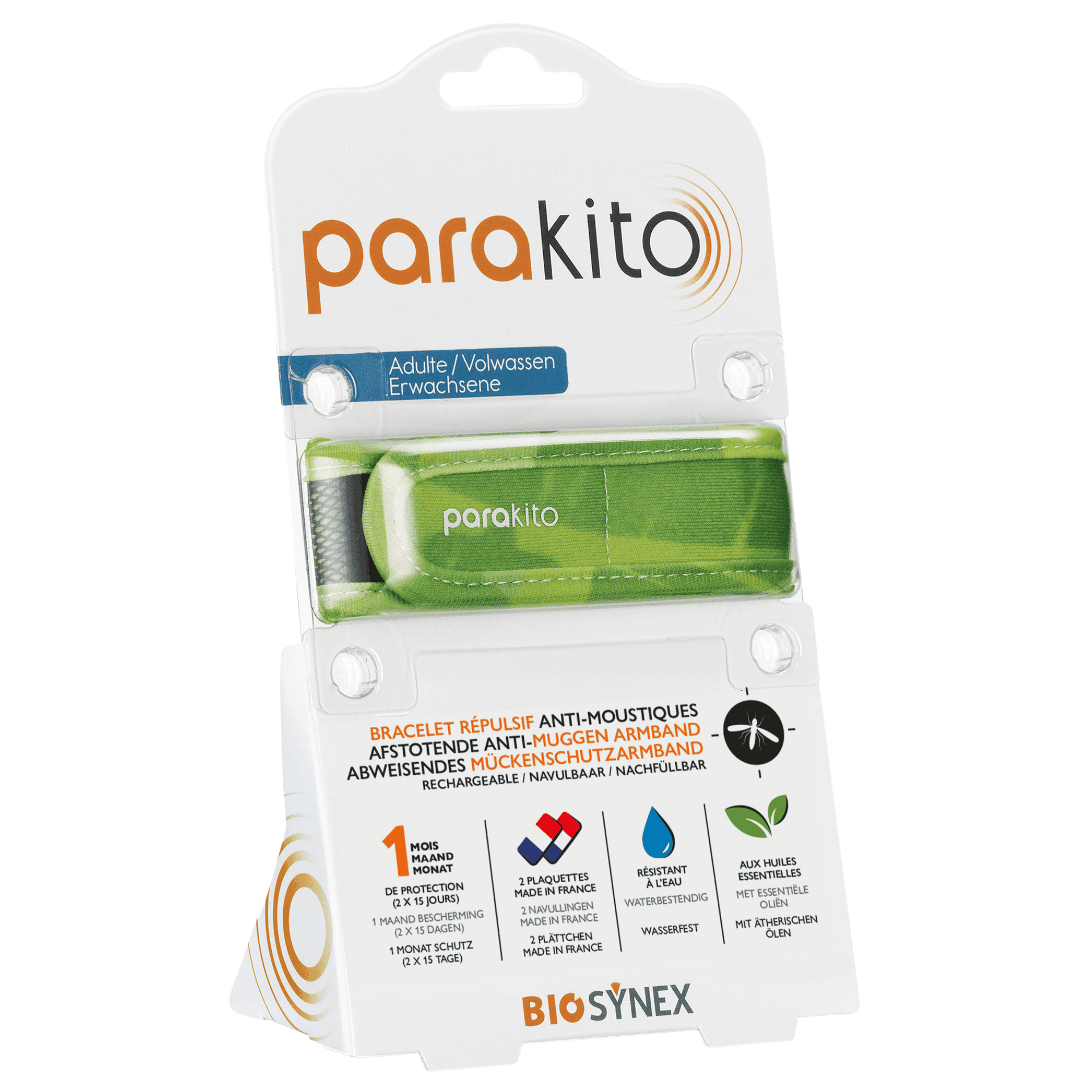 Parakito Volwassenen Anti-Muggenarmband