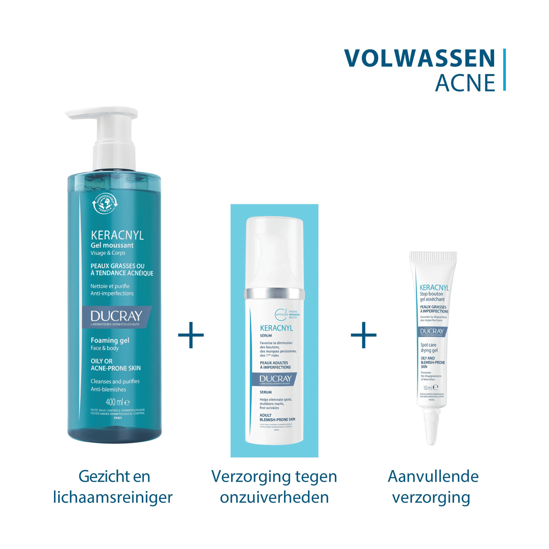 Ducray Keracnyl Uitdrogende Gel tegen Puistjes Ducray Keracnyl Uitdrogende Gel tegen Puistjes