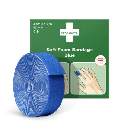 Cederroth Soft Foam Blauw 3 cm x 4,5 m Cederroth Soft Foam Blauw 3 cm x 4,5 m