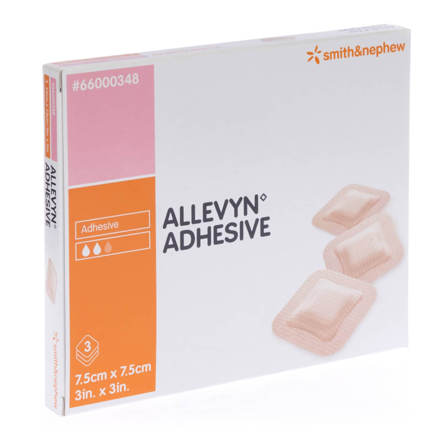 Allevyn Adhesief Verband 7,5 x 7,5 cm Allevyn Adhesief Verband 7,5 x 7,5 cm