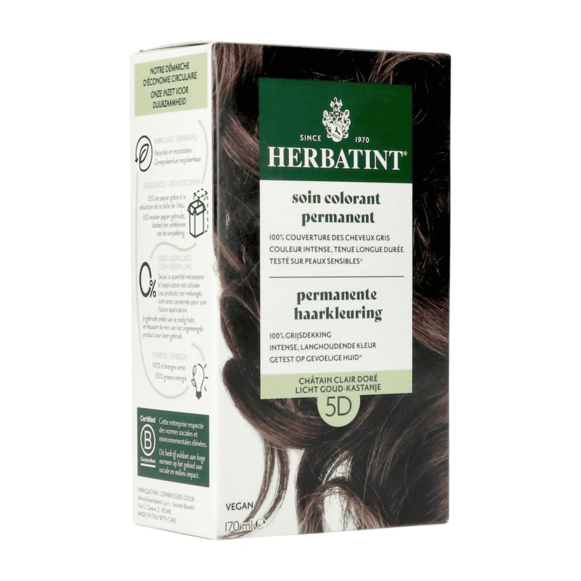 Herbatint 5d Chatain Clair Dore 170ml