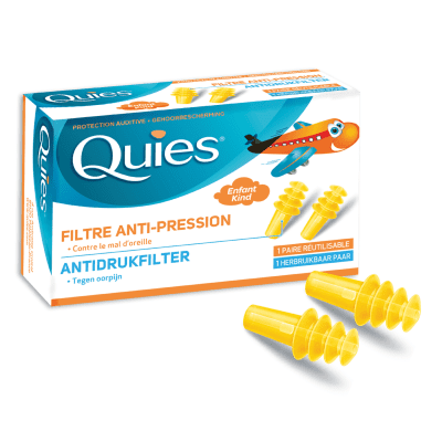 Quies Aquaplug Tappi Per Le Orecchie In Silicone Per Nuoto E Doccia - 1 Paio Riutilizzabile, Morbido E Confortevole, Proteggono Dall'Acqua