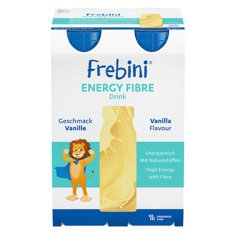 Frebini Energy Fibre Drink 4 x 200 ml Vanille | Optiphar