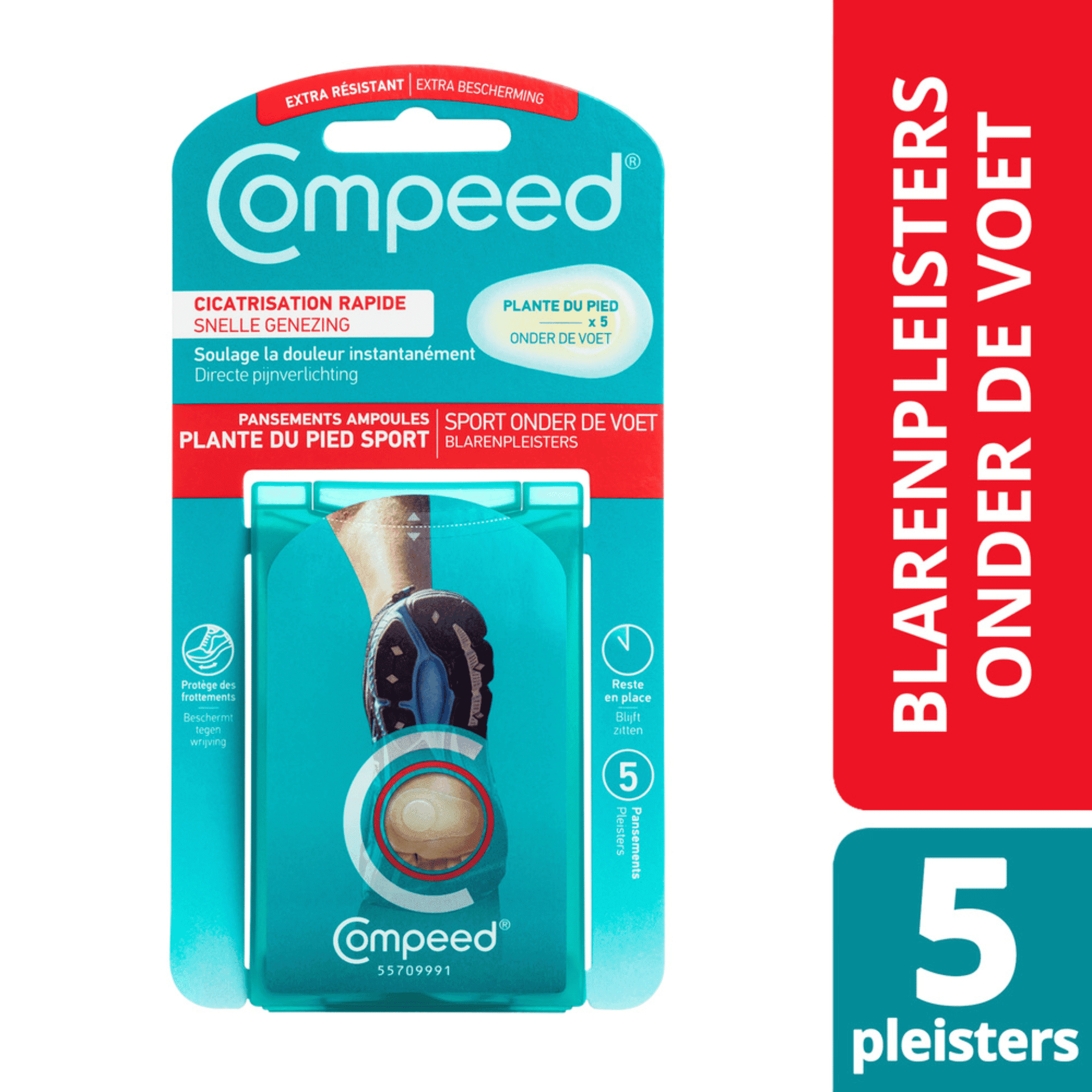 Compeed Blarenpleisters onder de Voet 5 stuks | Optiphar